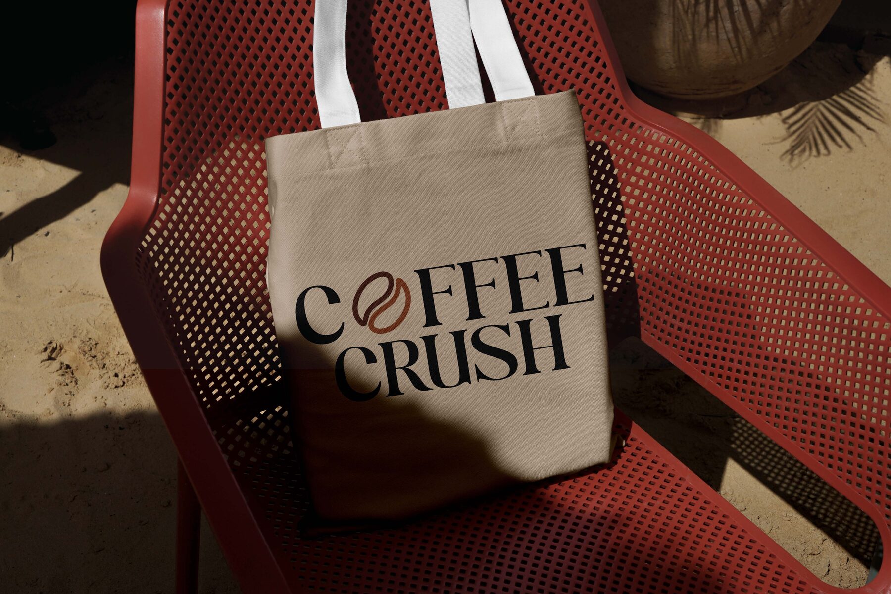Coffee Crush branded tote bag