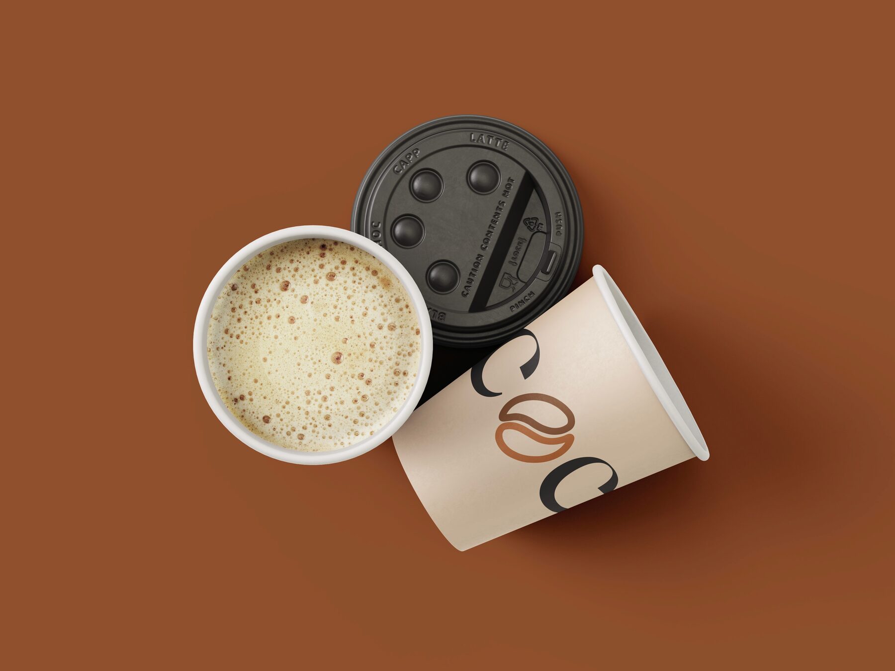 Coffee Crush takeaway cups
