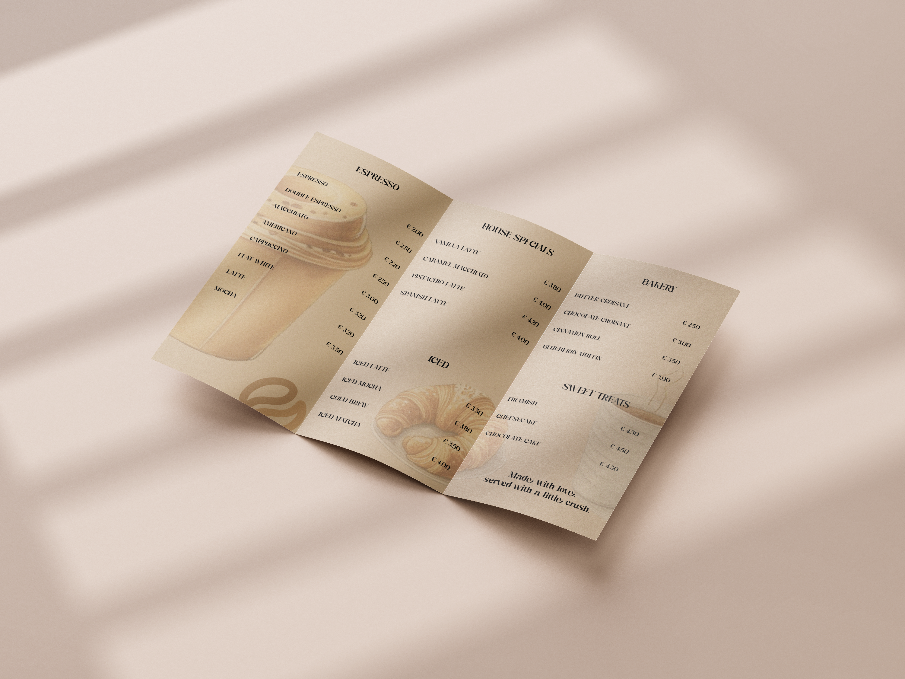 Coffee Crush menu project image 2